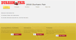 Desktop Screenshot of durhamfair.biz